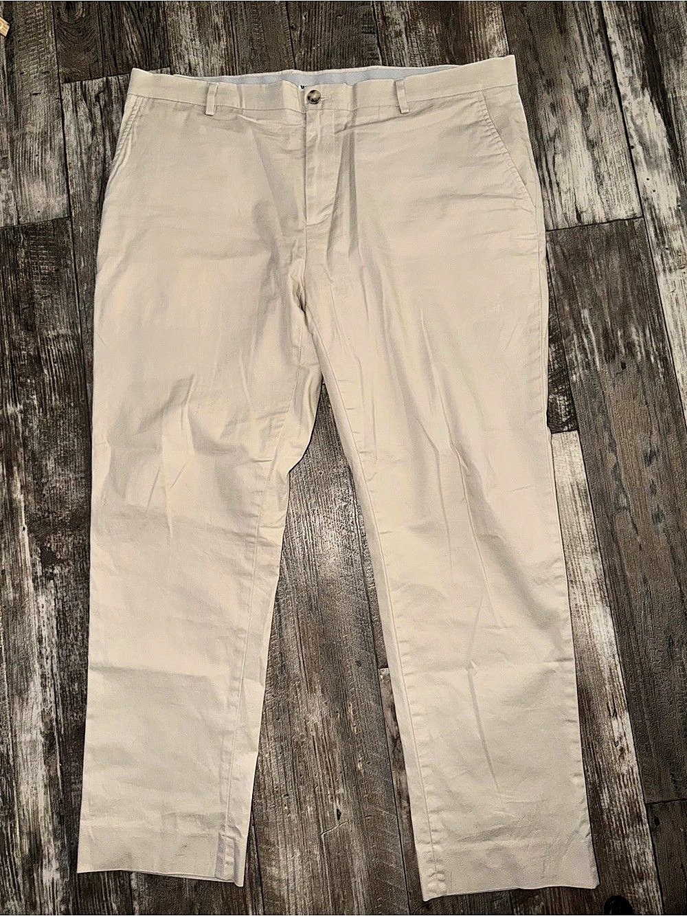 Kenneth Cole Modern Fit Men's Chinos Cream Waist 38 Like New